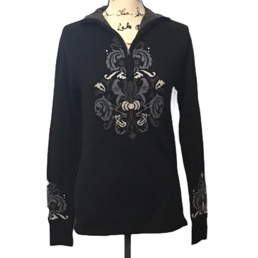 Athleta Stoked Half Zip Pullover Design Sweater